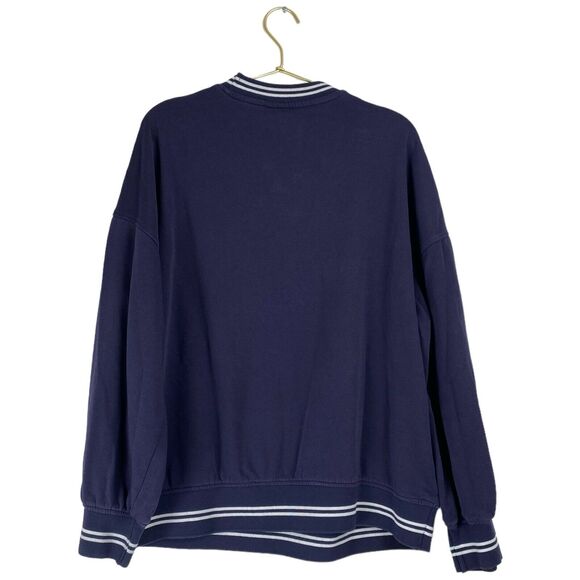 Divided by H&M Retro 90s Style Graphic Collegiate Oversized Sweatshirt S 519 - Picture 6 of 6